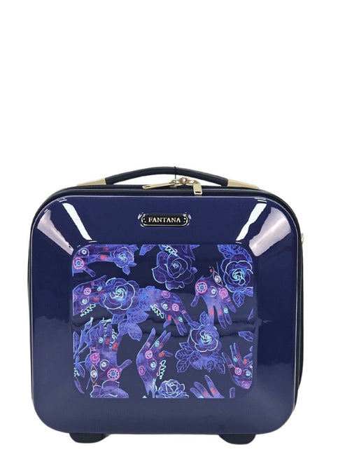 Hard Shell Flower Print Suitcase Luggage Set