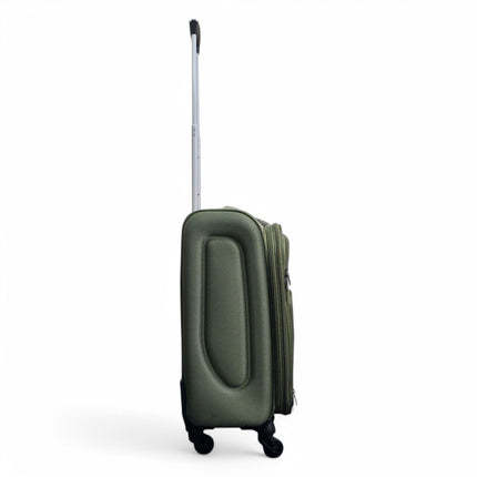 Expandable Soft Shell Cabin Suitcase 50.5 x 37 x 26 cm Luggage Suitable for Easyjet, Ryanair