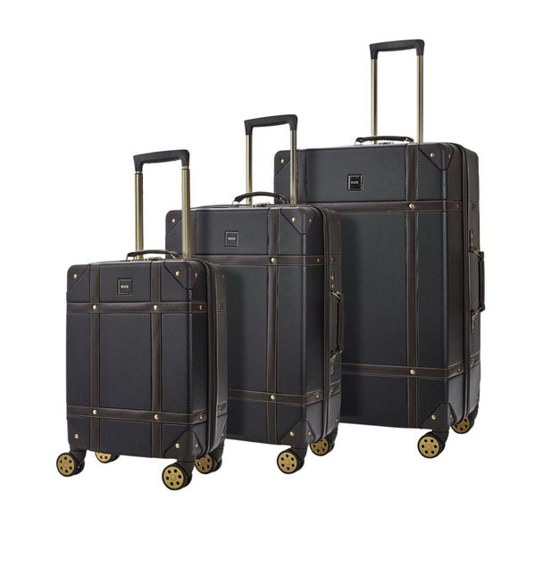 Vintage Hard Shell  Luggage Trunk Suitcase Set