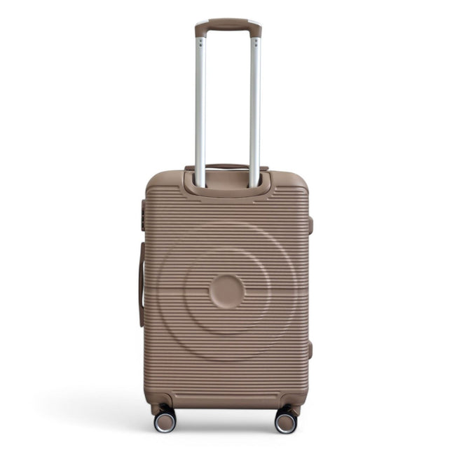 Robust ABS Hard Shell 8 Wheels Luggage Travel Holiday Cabin Suitcase Set