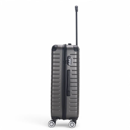 Hard Shell ABS 8 Wheel Luggage Travel Cabin Holiday Bags Suitcase Set