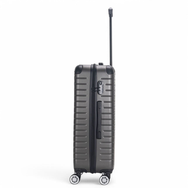 Hard Shell ABS 8 Wheel Luggage Travel Cabin Holiday Bags Suitcase Set