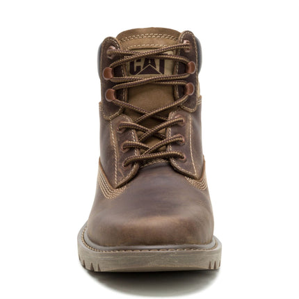 Caterpillar (CAT) Men's Brown Waterproof Leather Lace Up Ankle Boots -  Colorado 2.0 Tractor