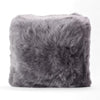 Genuine Sheepskin Charcoal Grey  40x40cm Real Wool Single Sided Cushion