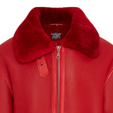 Mens B3 Bomber RAF Aviator Sheepskin Jacket -Wyndham