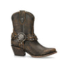 New Rock Brown Leather Pointed Cowboy Boots - WSTM005-S2