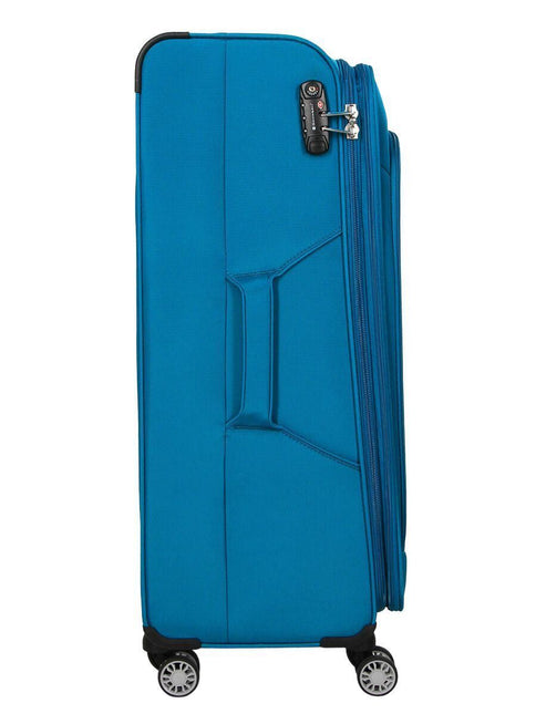 Soft Lightweight Dual 4 Wheel Suitcase Luggage