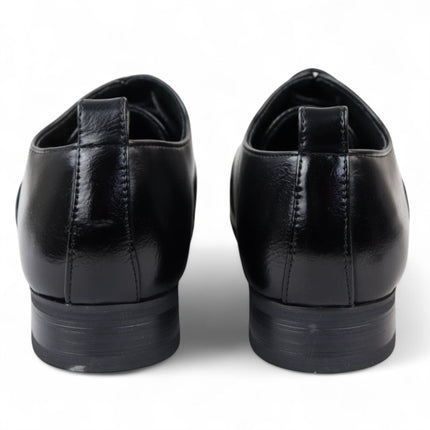Men’s Black Classic Lace Up Oxford Derby Shoes