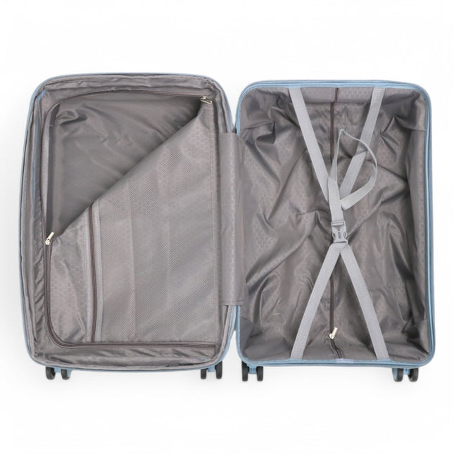Expandable Hard Shell 8 Wheels Luggage Travel Cabin Suitcase Set