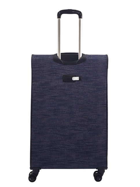 Lightweight Print Suitcases 8 Wheel Luggage Travel Soft Bags Set
