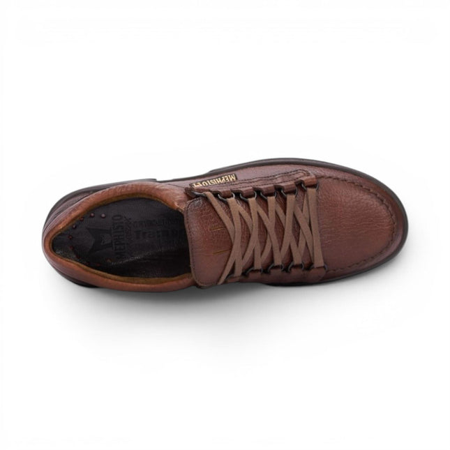 Mephisto Cruiser Men's Leather Chestnut Brown Walking Shoes - Mamouth 742