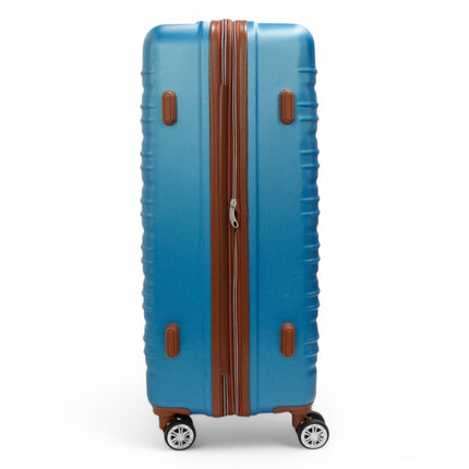 Expandable Hard Shell ABS Suitcase Set 8 Wheel Robust Travel Case Holiday Luggage