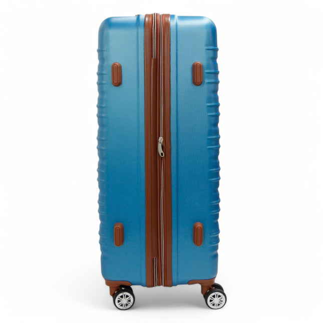 Expandable Hard Shell ABS Suitcase Set 8 Wheel Robust Travel Case Holiday Luggage