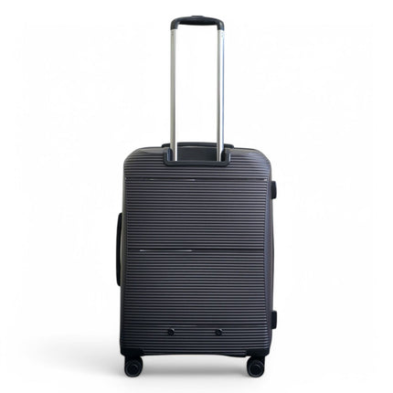 Expandable Hard Shell PP 8 Wheel Luggage Travel Cabin Holiday Bags Suitcase Set