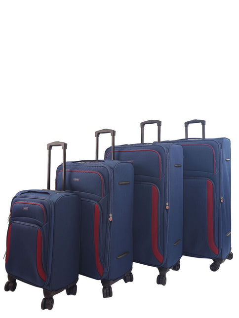 Soft Shell Suitcase Luggage Set Travel Light Carry On Cabin Bag