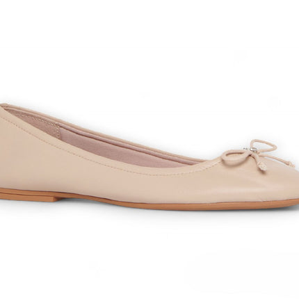 Windsorsmith Womens Blush Pink Leather Mocassin Flat Shoes - Babydoll