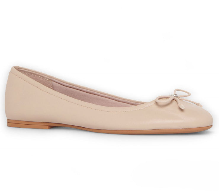 Windsorsmith Womens Blush Pink Leather Mocassin Flat Shoes - Babydoll