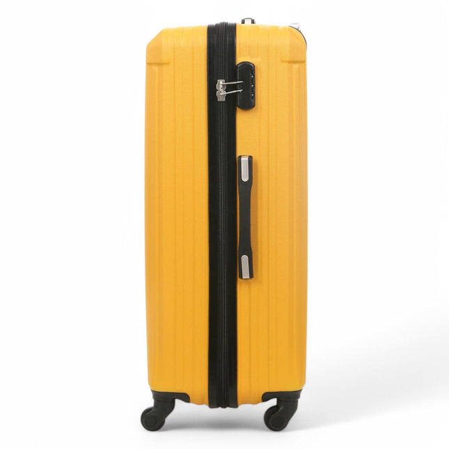 Hard Shell ABS 4 Wheels Luggage Travel Cabin Suitcase Set