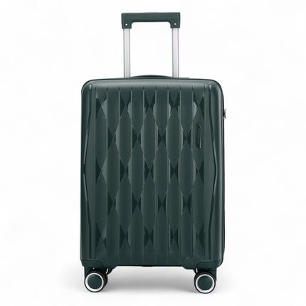 Robust Hard Shell Cabin Suitcase 37.5 x 20.5 x 55 cm TSA Luggage Suitable for Easyjet, Ryanair, Wizzair