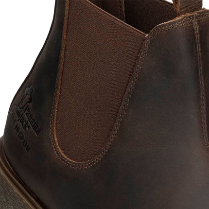 Panama Jack Men's Brown Leather Waterproof Chelsea Boots - Biar C1