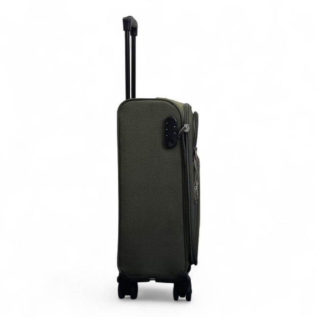 Soft Shell Cabin  48 x 37 x 20 cm Secure Travel Luggage Suitcase Suitable for Easyjet, Ryanair