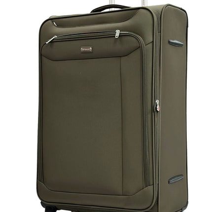 Soft Lightweight Dual 4 Wheel Suitcase Luggage