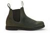 Rossi 607 Booma Moss Olive Green Leather Chelsea Boot