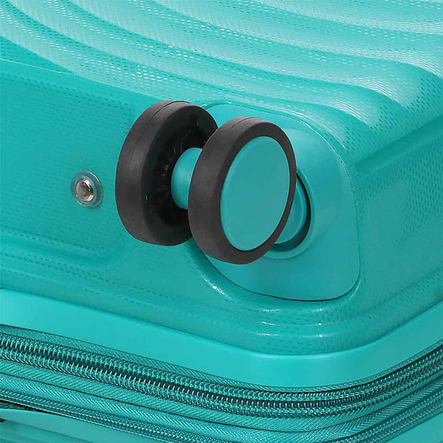Expandable Hard Shell 8 Wheels Luggage Travel Cabin Suitcase Set