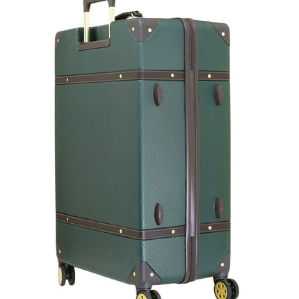Vintage Hard Shell  Luggage Trunk Suitcase Set