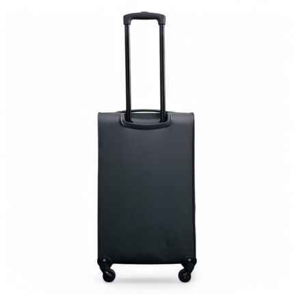 Expandable Soft Shell 4 Wheel Luggage Travel Cabin Suitcase Set Holiday Bags