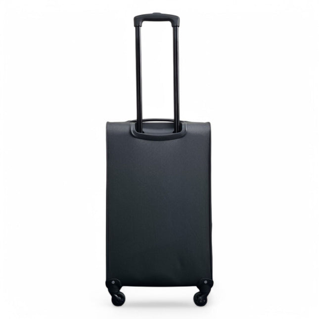 Expandable Soft Shell 4 Wheel Luggage Travel Cabin Suitcase Set Holiday Bags