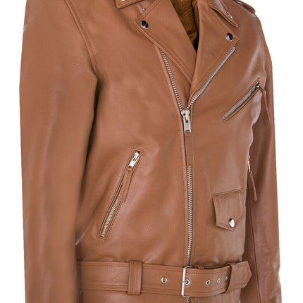 Mens Cow-Hide Black Brando Jacket -Venice