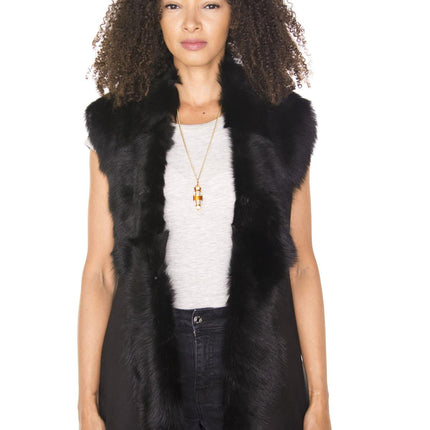 Women's Toscana Sheepskin Long Gilet-Sorocaba