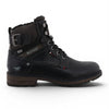 Mustang Men's Black Faux Leather Winter Lace-Up Ankle Boots - M0021001