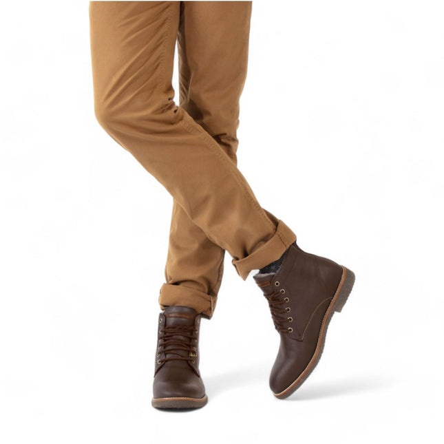 Panama Jacks Men's Brown Leather Glasgow Igloo C1 Classic Ankle Boots