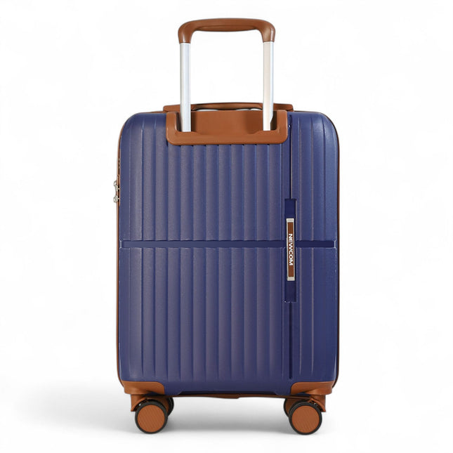 Strong Hard Shell Suitcase Set 8 Wheel Cabin Luggage Holiday Travel Case