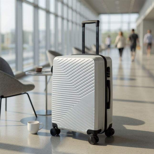 Hardshell Suitcase Set Robust 8 Wheel Cabin Luggage Case Bag