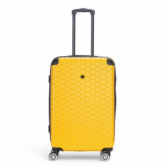 Hard Shell ABS 8 Wheel Luggage Travel Cabin Holiday Bags Suitcase Set