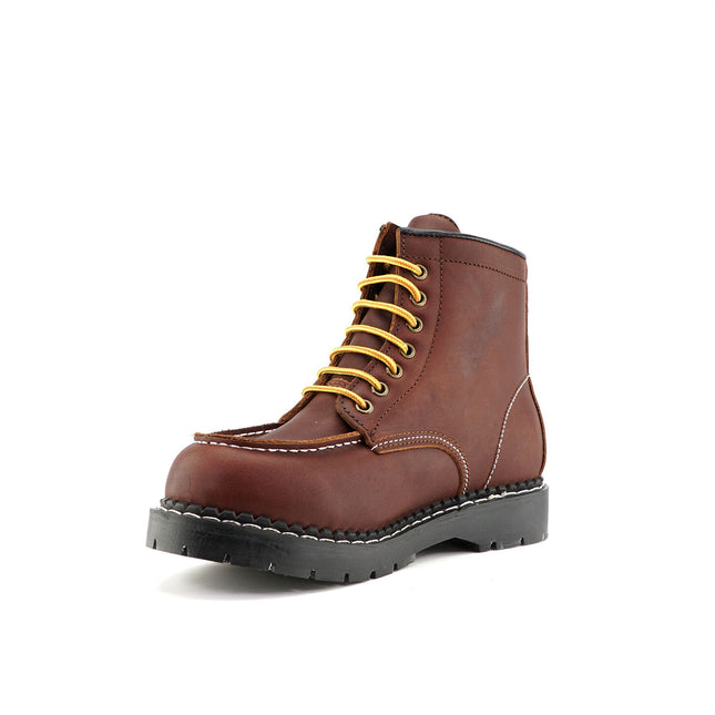 Grinders Unisex Burgundy Ryan Acs Leather Western Vintage Indy Boots