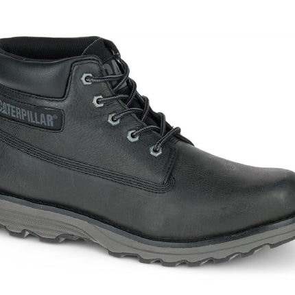 Caterpillar Men's Founder Black Leather Everyday Ankle Boots