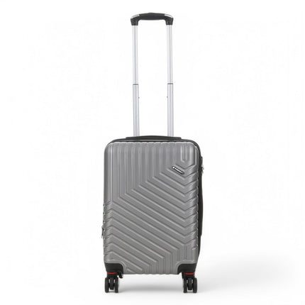 Hard Shell Expandable Cabin 55 x 37 x 22 cm cm ABS Suitcase Luggage Suitable for Easyjet, Ryanair