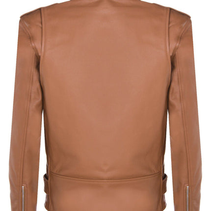Mens Cow-Hide Black Brando Jacket -Venice