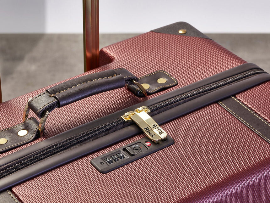 Vintage Hard Shell  Luggage Trunk Suitcase Set
