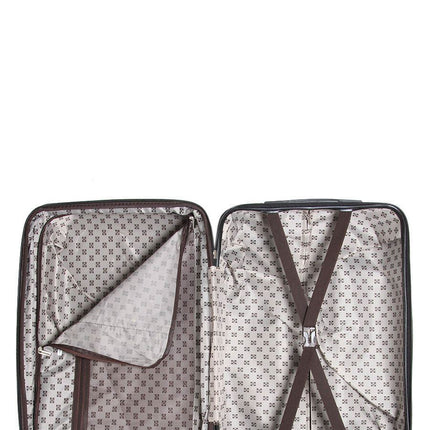 Hard Shell Printed Dual 4 Wheel Luggage Suitcase