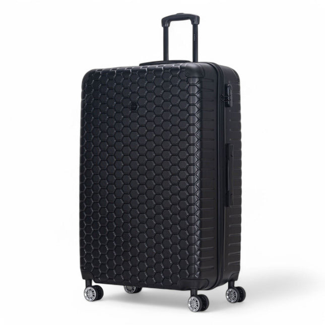 Hard Shell ABS 8 Wheel Luggage Travel Cabin Holiday Bags Suitcase Set