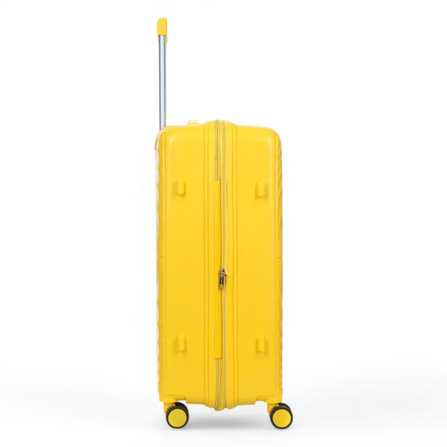 Expandable Hard Shell 8 Wheels Luggage Travel Cabin Suitcase Set