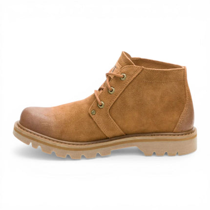 CAT (Caterpillar) Tan Leather Hiking Mid-Cut Chukka Ankle Boots - Grader