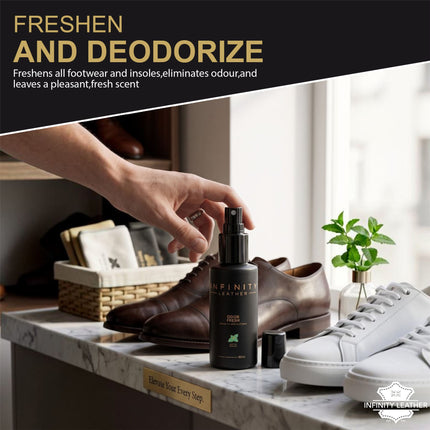 Shoe & Trainer Deodoriser Odour Eliminator Freshener Spray