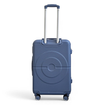 Robust ABS Hard Shell 8 Wheels Luggage Travel Holiday Cabin Suitcase Set