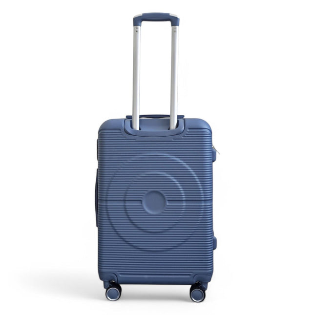 Robust ABS Hard Shell 8 Wheels Luggage Travel Holiday Cabin Suitcase Set
